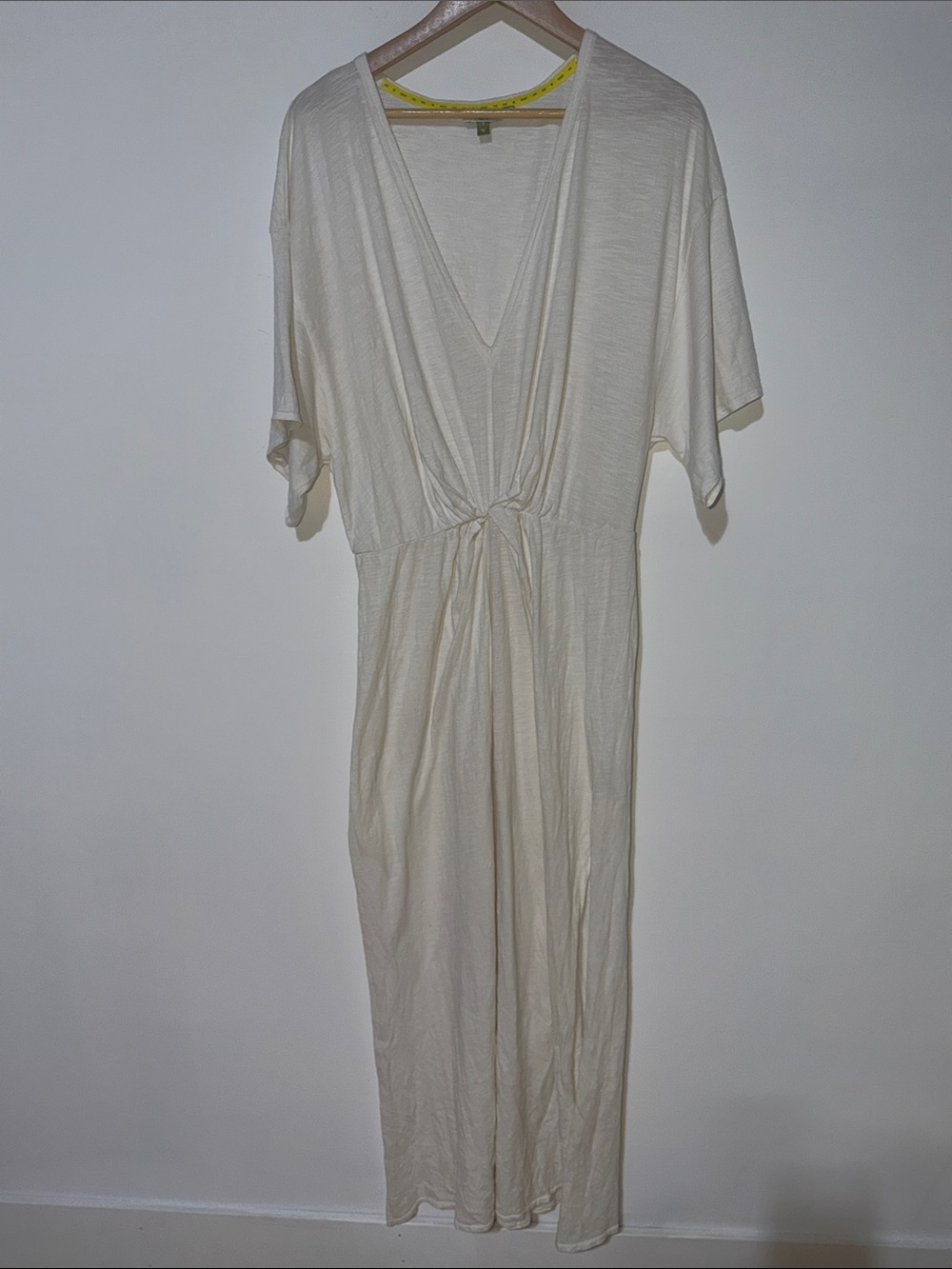 Celadine Women's White Swim Cover-Up Maxi Dress size medium